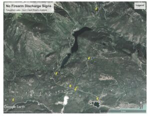 Nfd Signage Tyaughton Lake – Gun Creek Road “No Firearms Discharge” Signs – Sal Demare